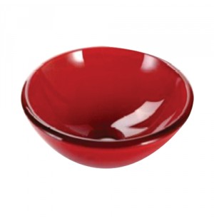 290 Red Glass Spittoon